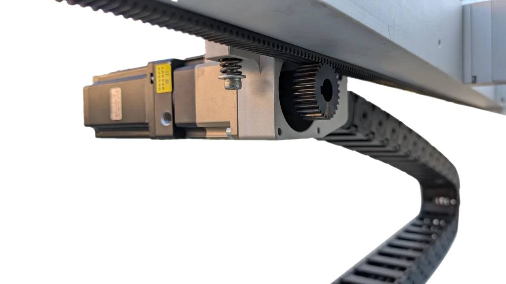 Rack and pinion drive system